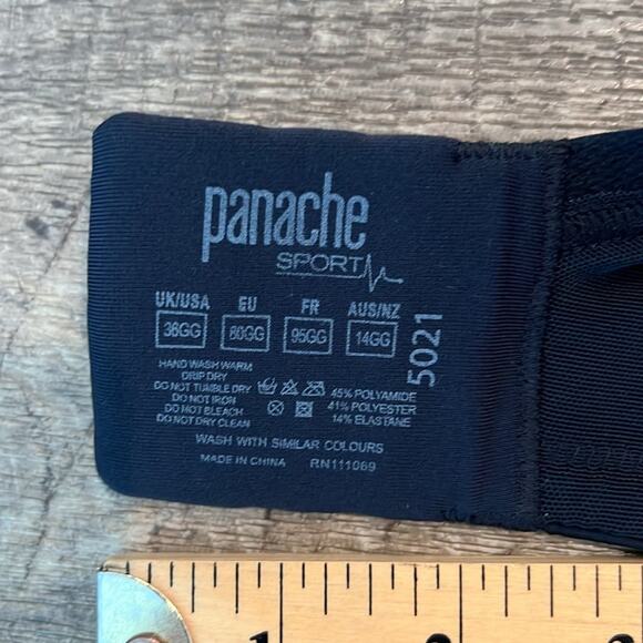 NWOT Panache Power 5021 Underwire High Impact Sports Bra Size 36GG - Picture 5 of 5
